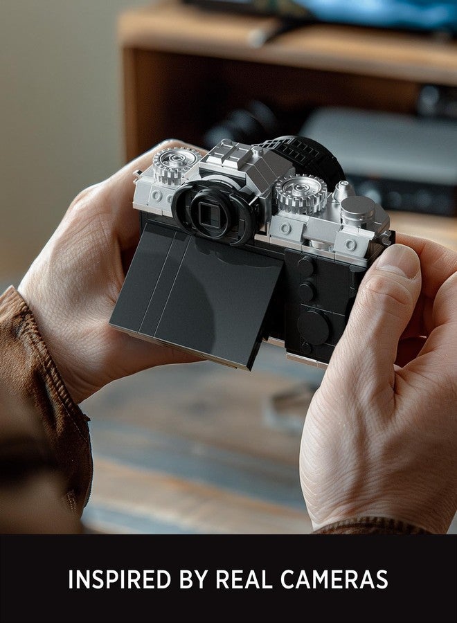 Nifeliz Cameras Building Set for Adults, 2 Collectible Camera Models to Build and Display, Creative Gift for Photographers (816PCS, NF10277A) - Image 4